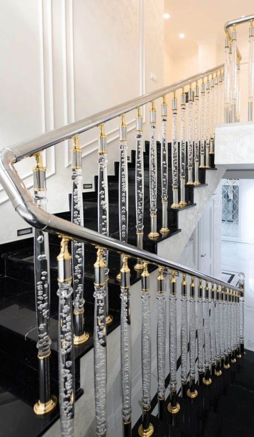 Balustrade din Plexiglas