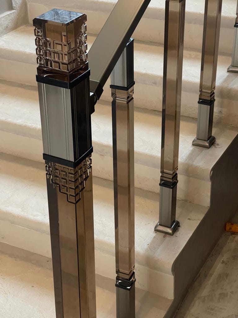 Balustrade din Plexiglas