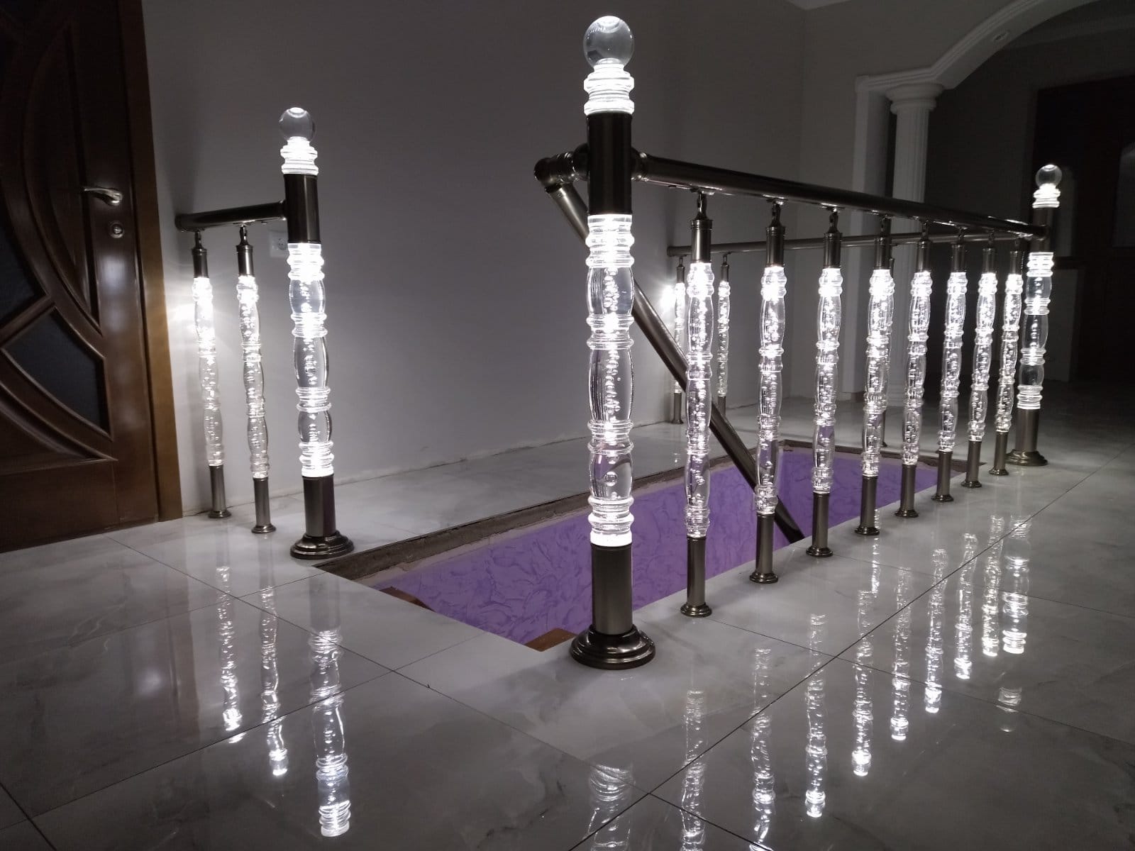 Balustrade din Plexiglas