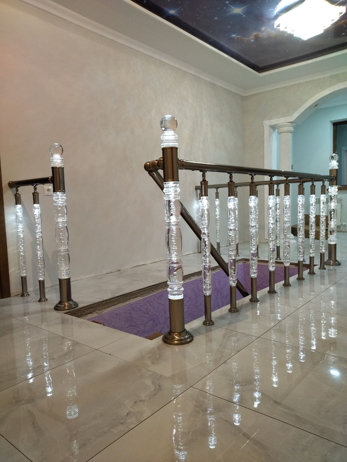 Balustrade din Plexiglas