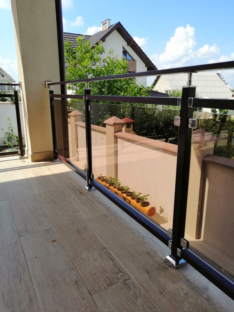 Balustrade din sticlă